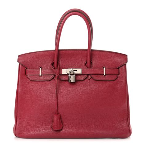 HERMES Togo Birkin 35 Bois de Rose 